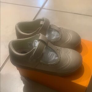 Livie & Luca Tan Dress Shoes Velcro Closure
